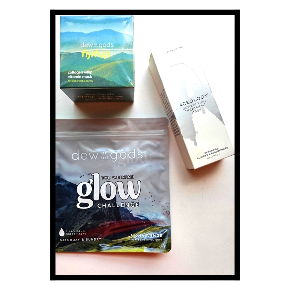 3 pc Mask Lot / Bundle - Dew of the Gods & Aceology - New!